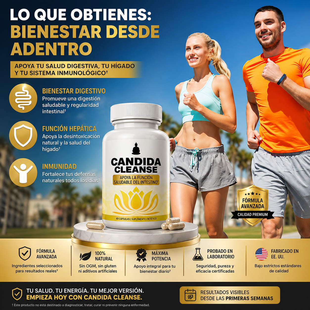 Suplemento CANDIDA Apoyo Intestinal – Equilibra tu flora y recupera tu bienestar
