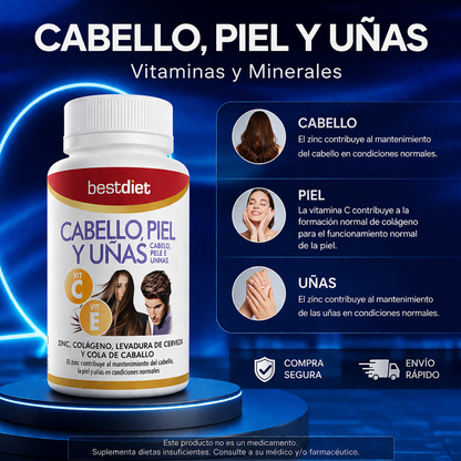 Cabello, Piel y Uñas – Fórmula Nutritiva