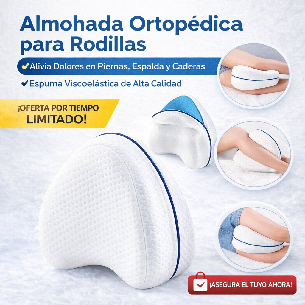 Almohada Ortopédica Antidolor Piernas