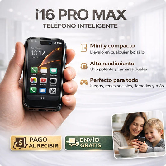 📱 i16 PRO MAX teléfono inteligente + Caja y Cargador Premium + Funda de Protección GRATIS + REGALO EXCLUSIVO 🔥
