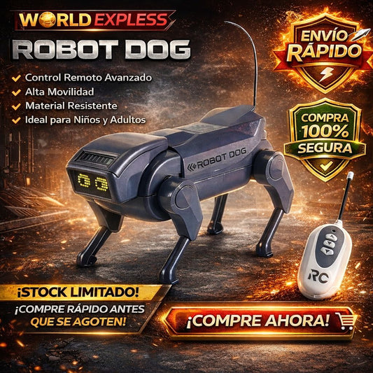 Perro robot de control remoto | Mascota eléctrica que camina y baila | Juguete para perro robot con control remoto inteligente de 1,5 V, puede agua, bailar y caminar | Para niños Niños Niñas