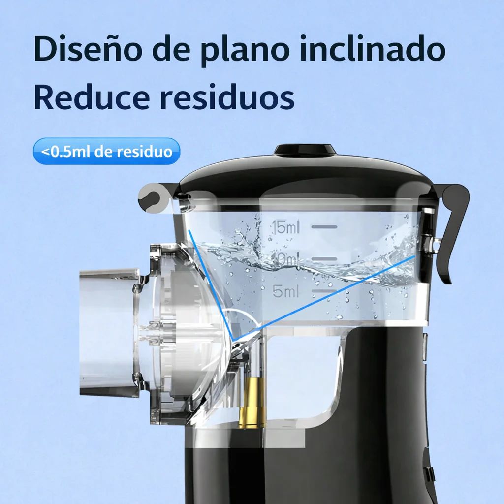 💨🫁 Nebulizador Portátil Silencioso para Adultos y Niños con Pantalla Digital, Ideal para Casa y Viaje